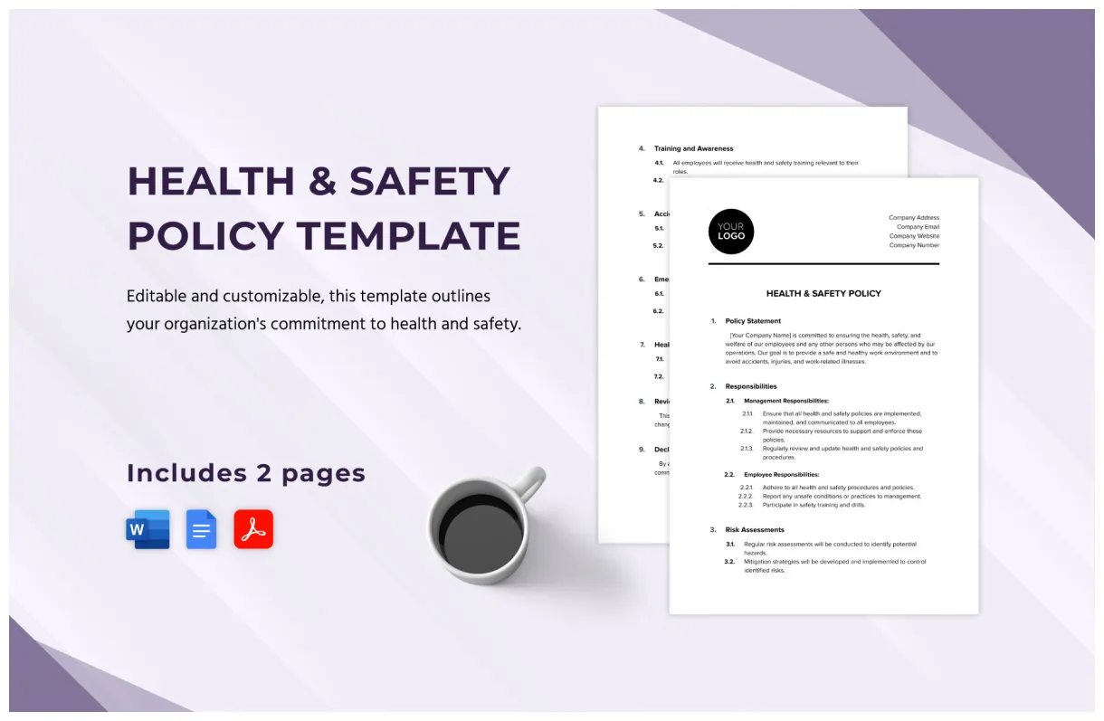 Returns & in word, pdf, google docs download printable coloring page