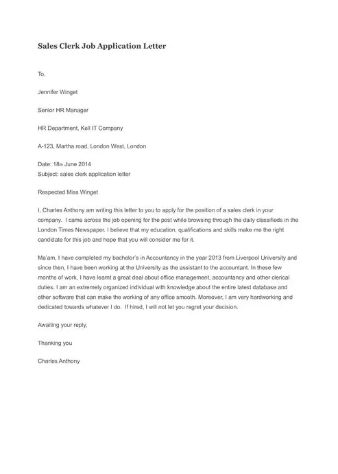 Rejoining letter format and samples