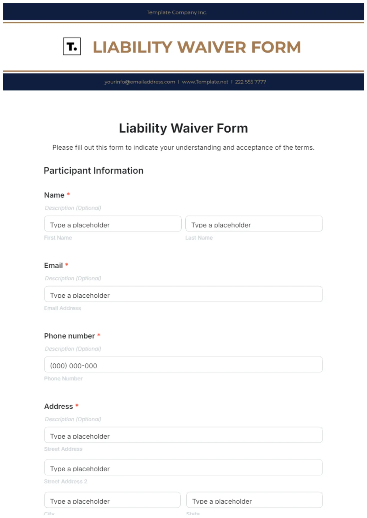 Free release of liability form templates to edit online