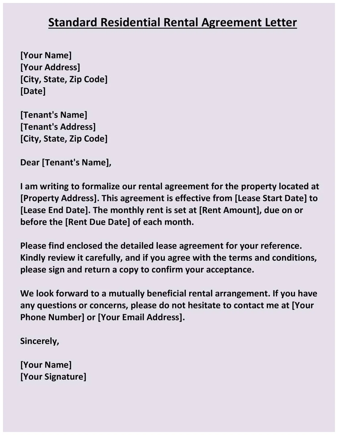 House rent agreement format in word india at bella bright blog