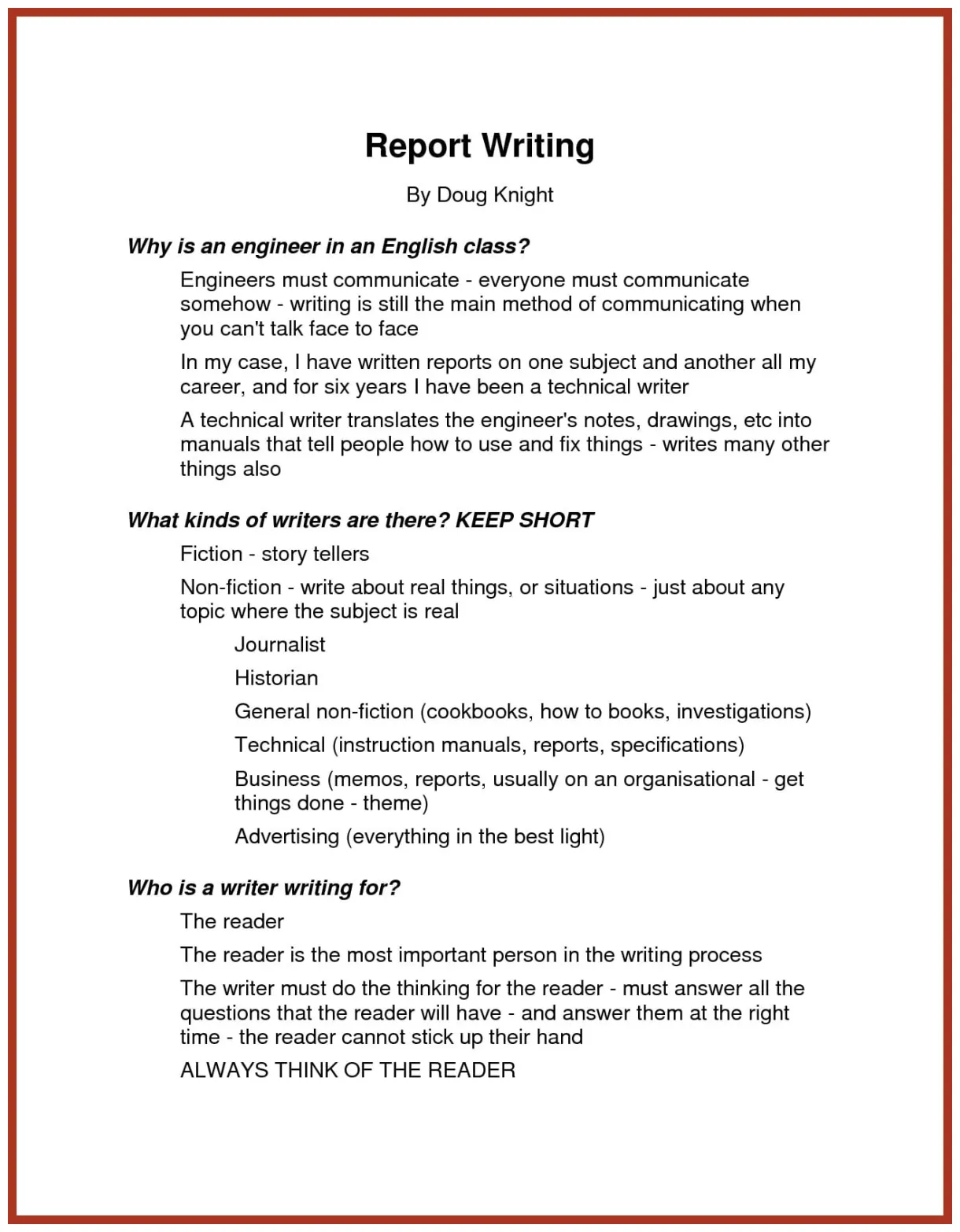 25+ narrative report examples to download