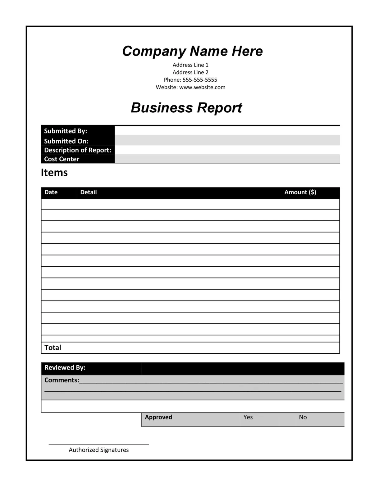 30+ business report templates & format examples ᐅ templatelab