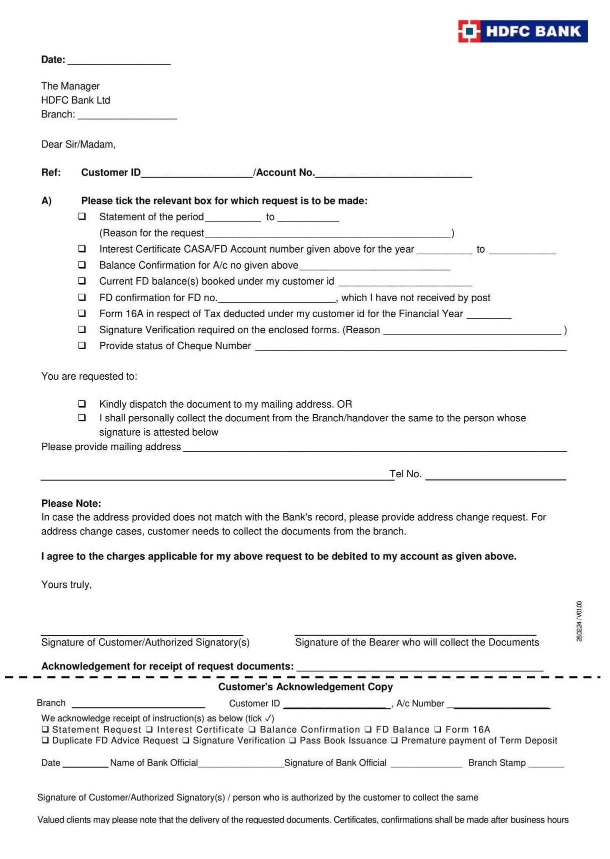 Fc bank common instruction form- statement request download in pdf