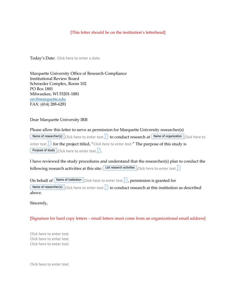 Permission letter to conduct research letter to conduct research