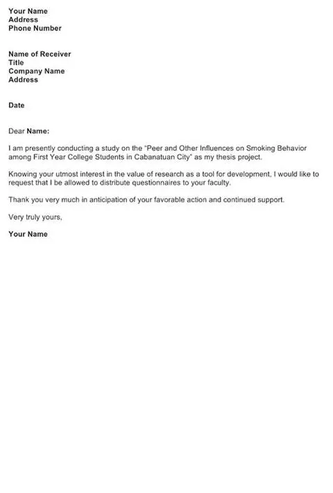 Letter to conduct research letter to school principal for permission