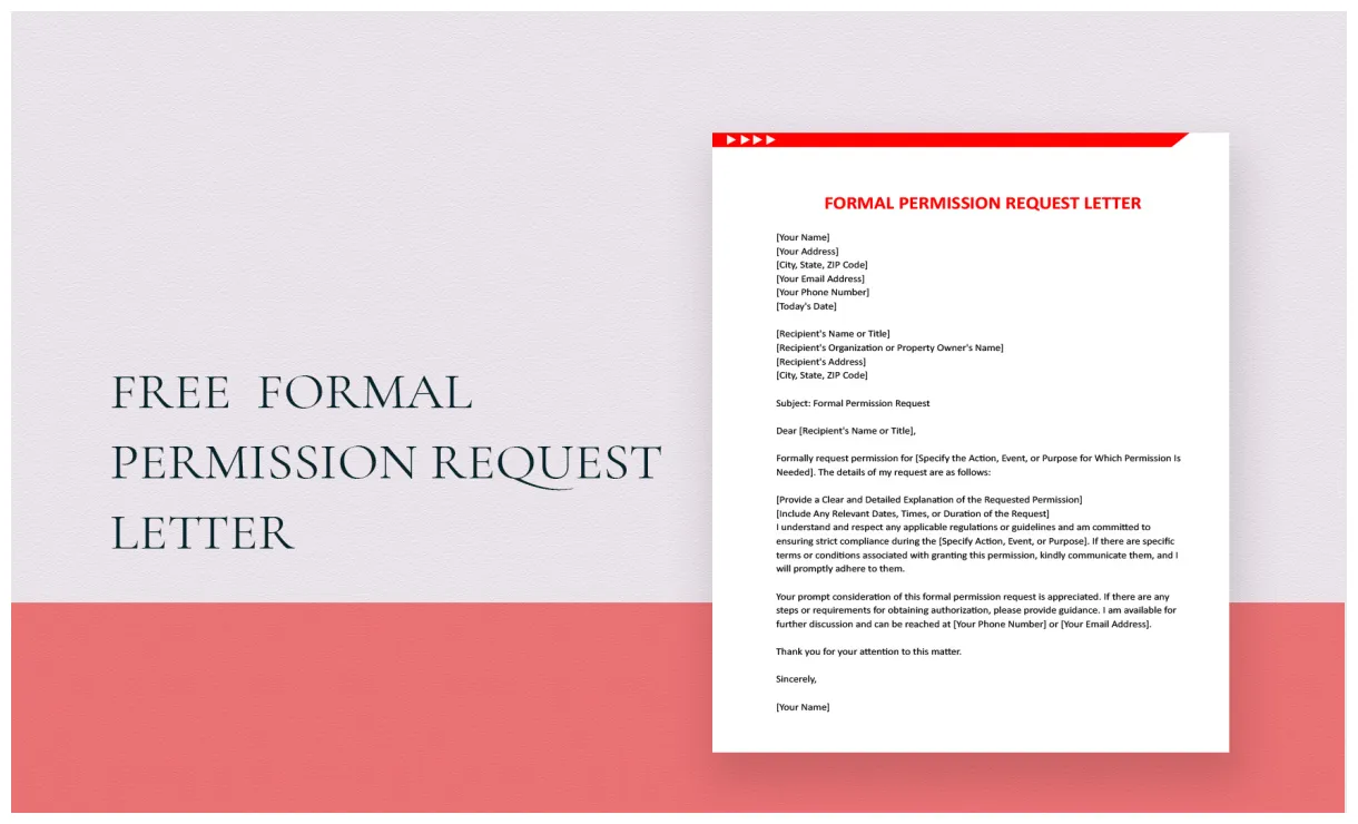 Research permission request letter in word, google docs download printable coloring page