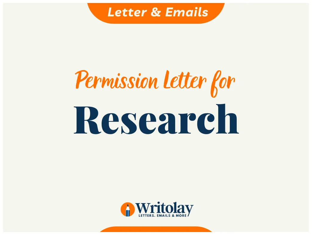 Permission letter for research 4 templates writolay