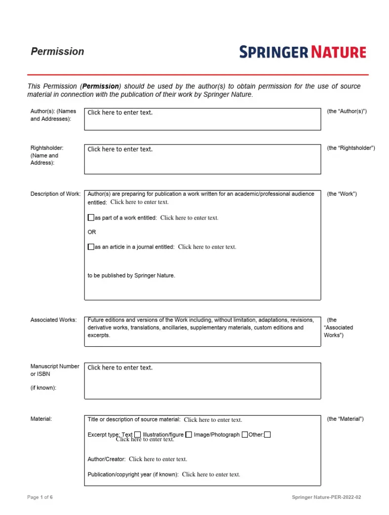 Research permission template en pdf copyright license