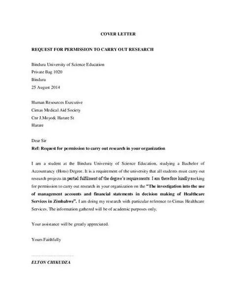 Letter to conduct research letter to school principal for permission