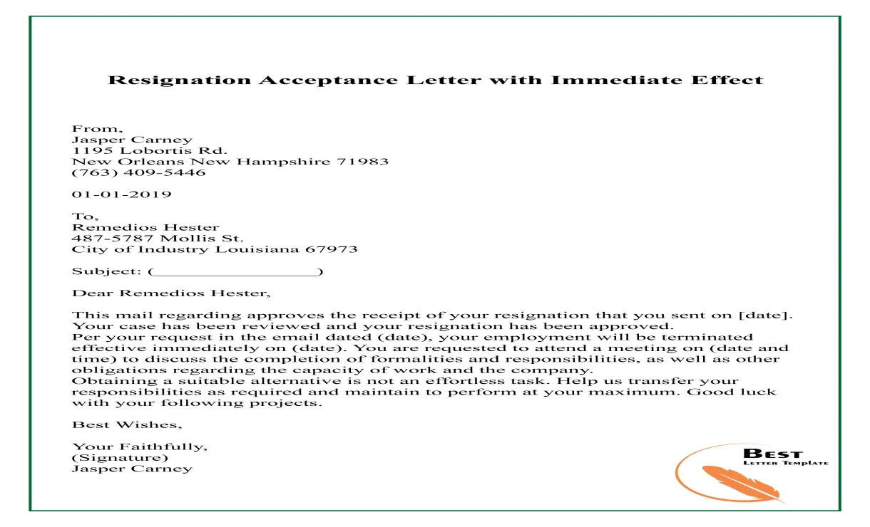 With immediate effect-01 best letter