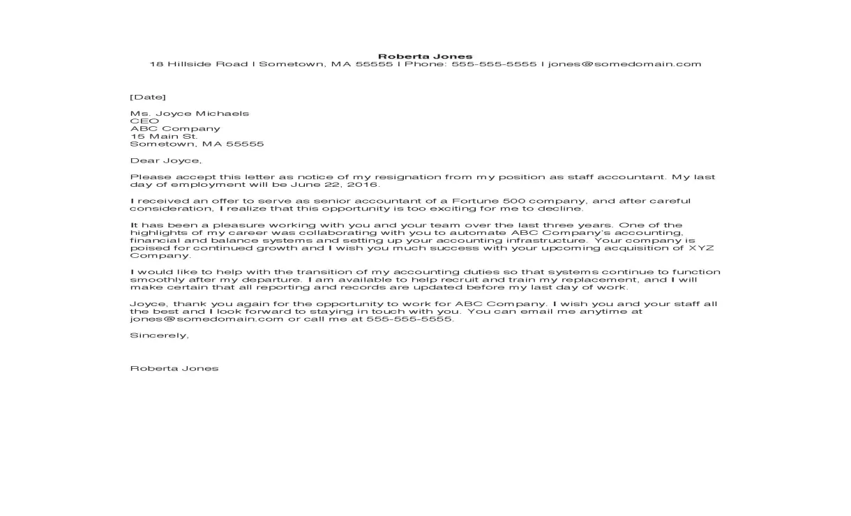 Sample resignation letter mt home arts