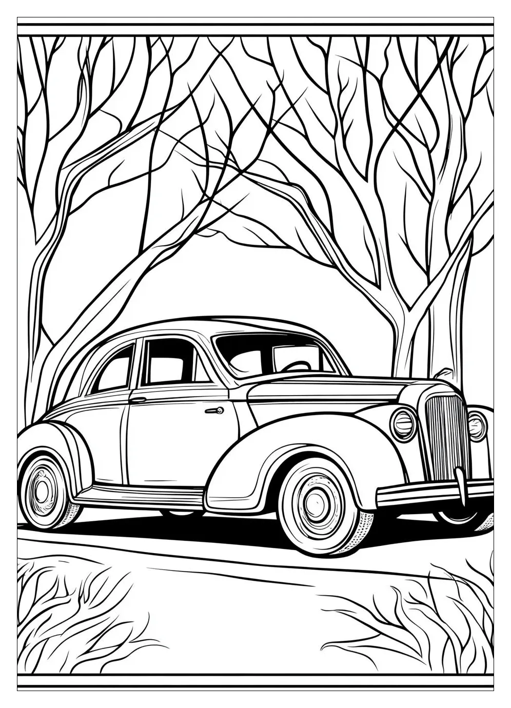 Retro Coloring Pages : Color Your Way Back in Time | CrayonAZ.Com