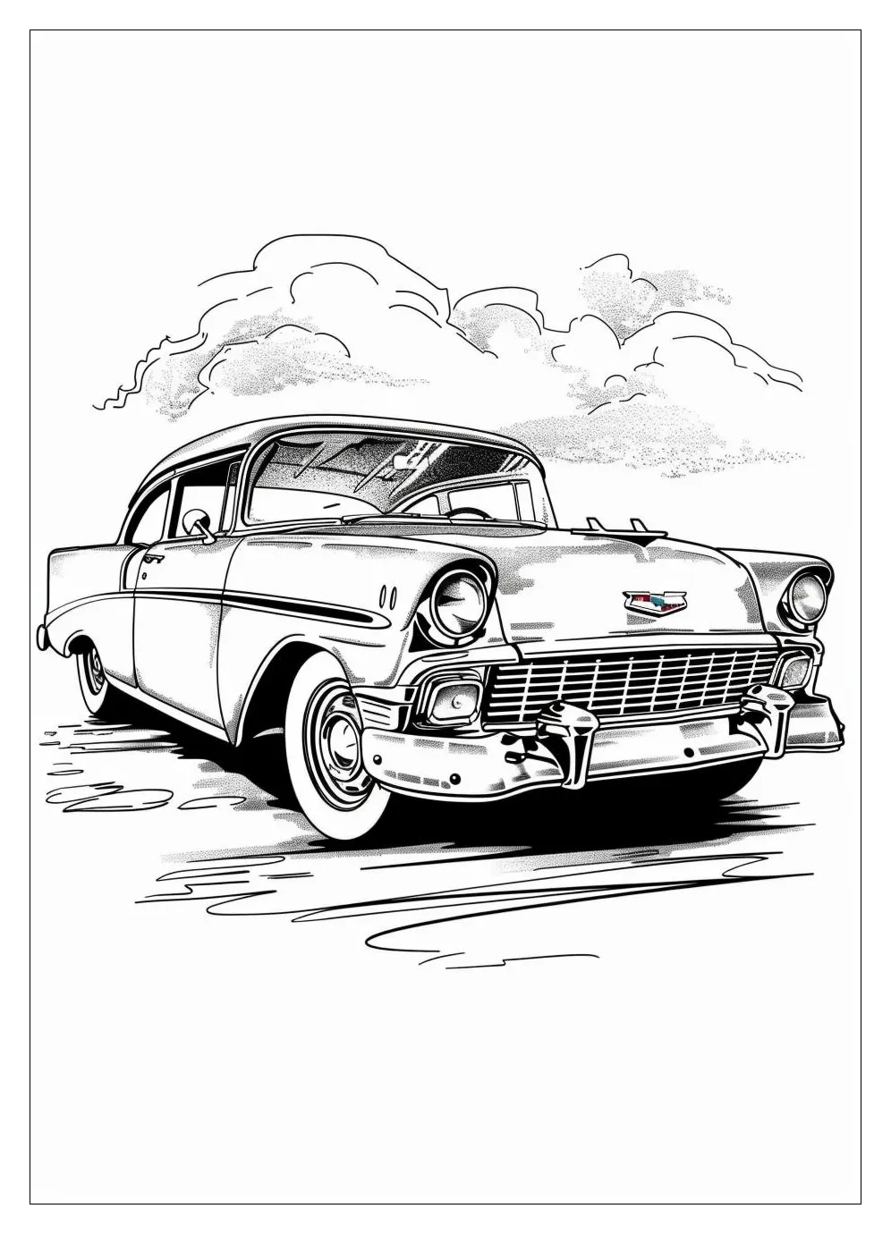 Retro Coloring Pages : Journey Back in Time with Nostalgic Designs