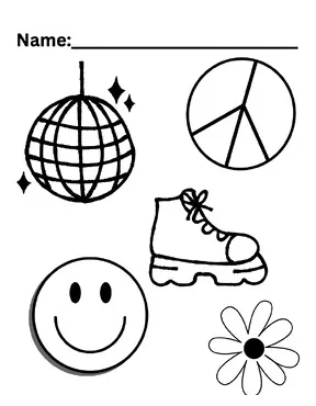 Retro Coloring Page by schoolwithsav | TPT