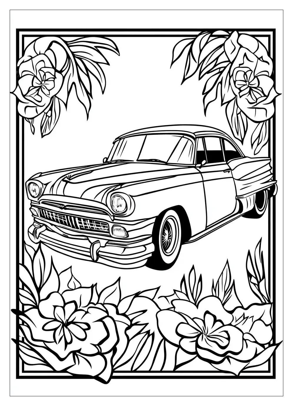 Retro Coloring Pages : Color Your Way Back in Time | CrayonAZ.Com