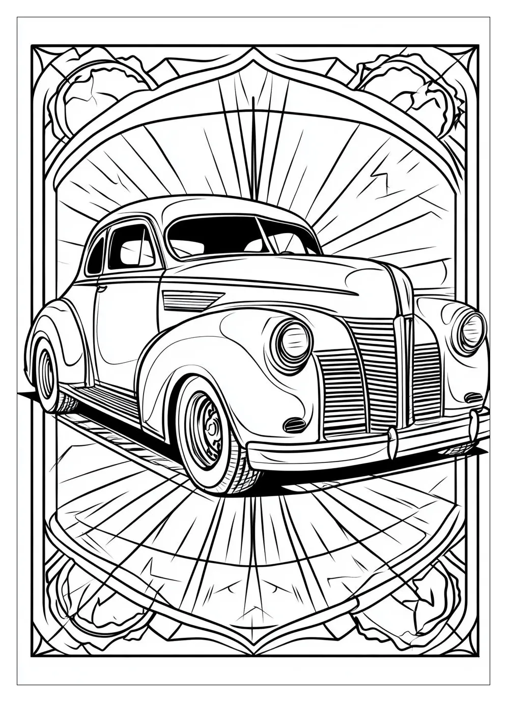 Retro Coloring Pages : Color Your Way Back in Time | CrayonAZ.Com