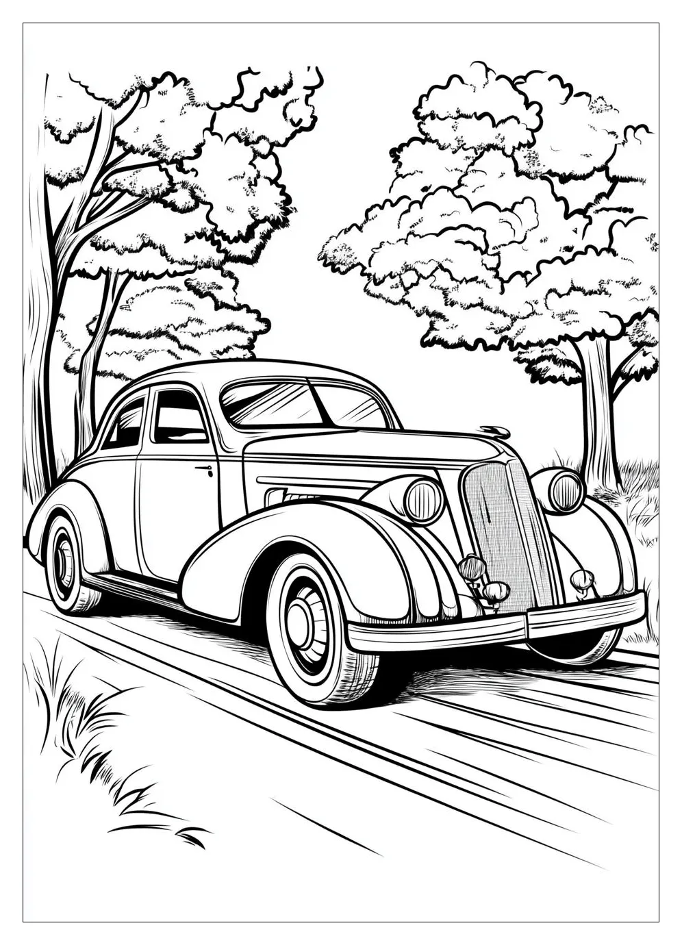 Retro Coloring Pages : Color Your Way Back in Time | CrayonAZ.Com