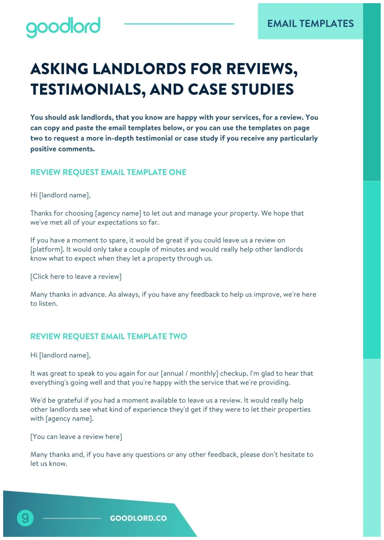 Review request template