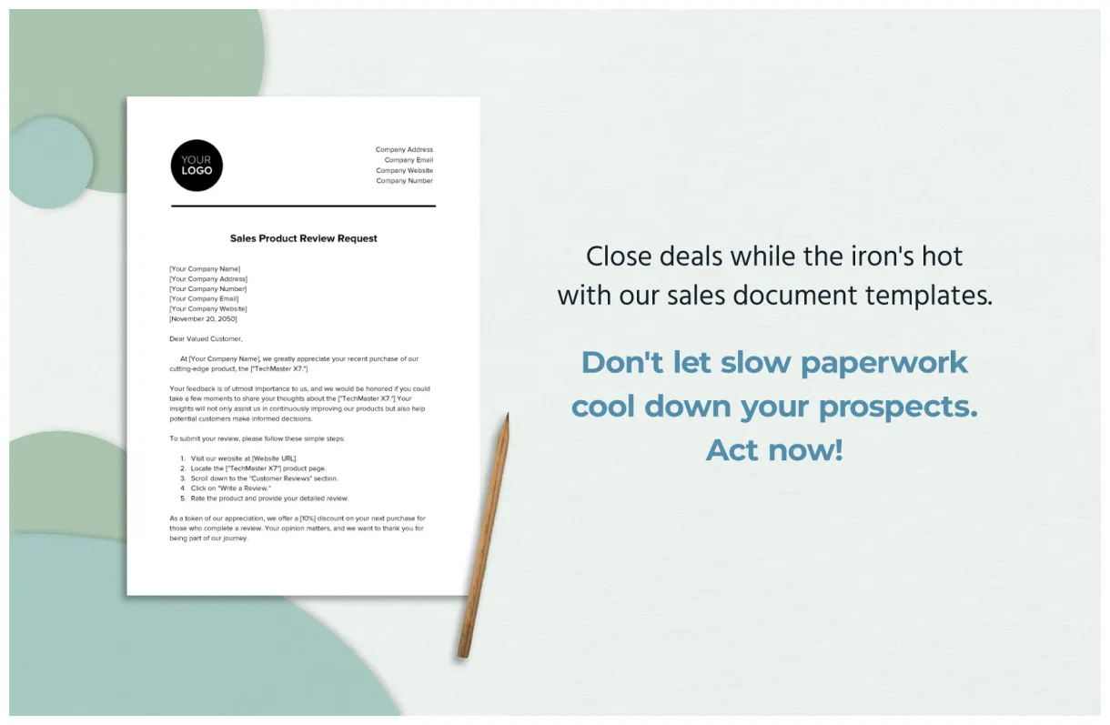 Sales product in pdf, word, google docs printable coloring page