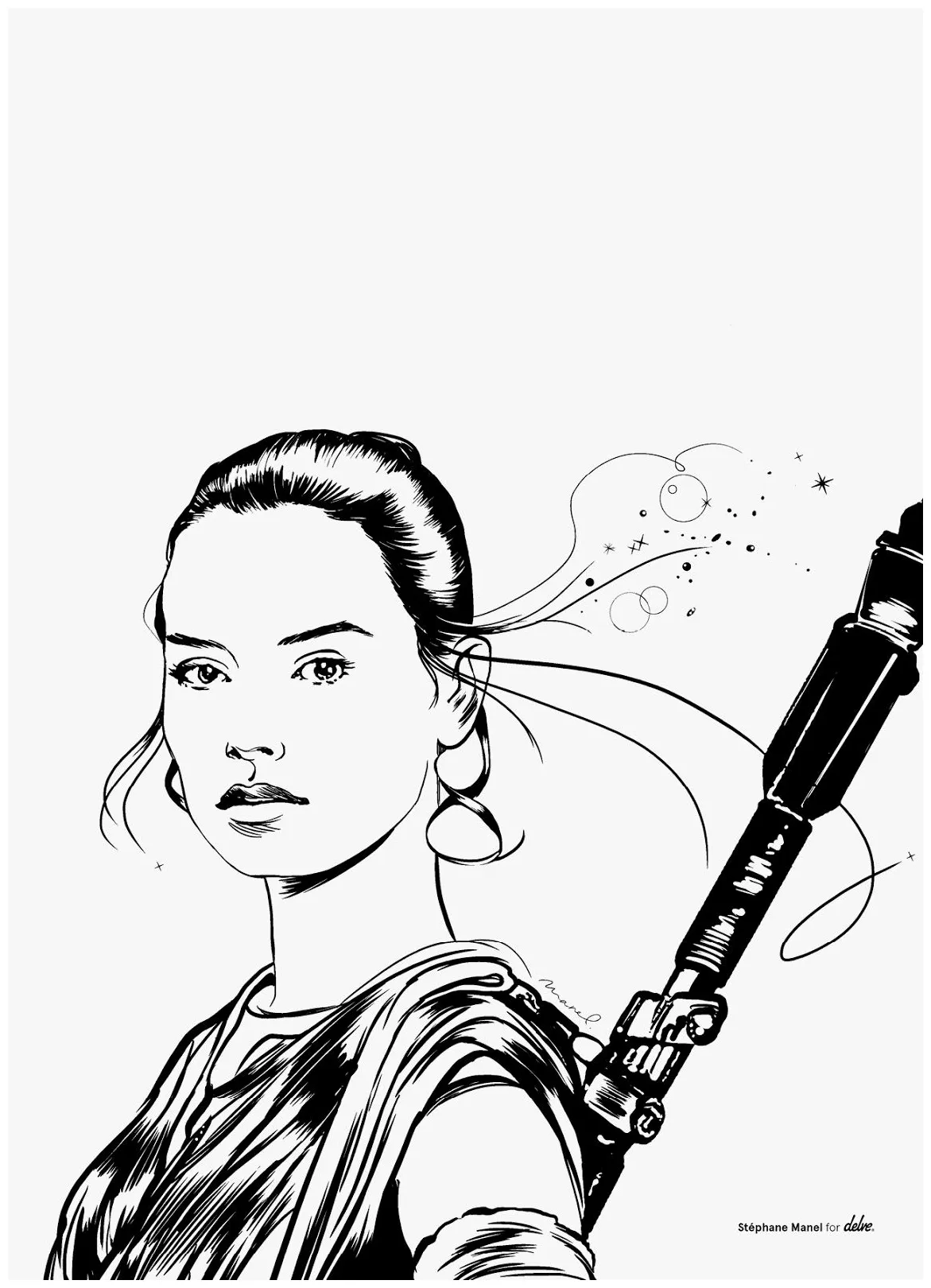 Realistic star wars coloring pages rey coloring pages ideas
