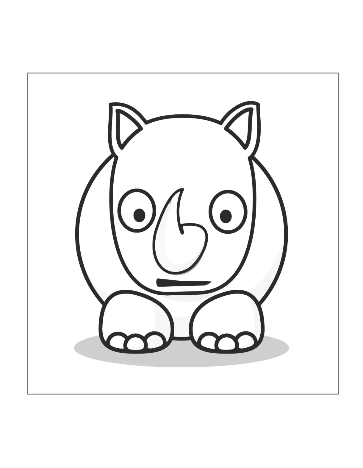 Rhino coloring pages printable coloring pages. free
