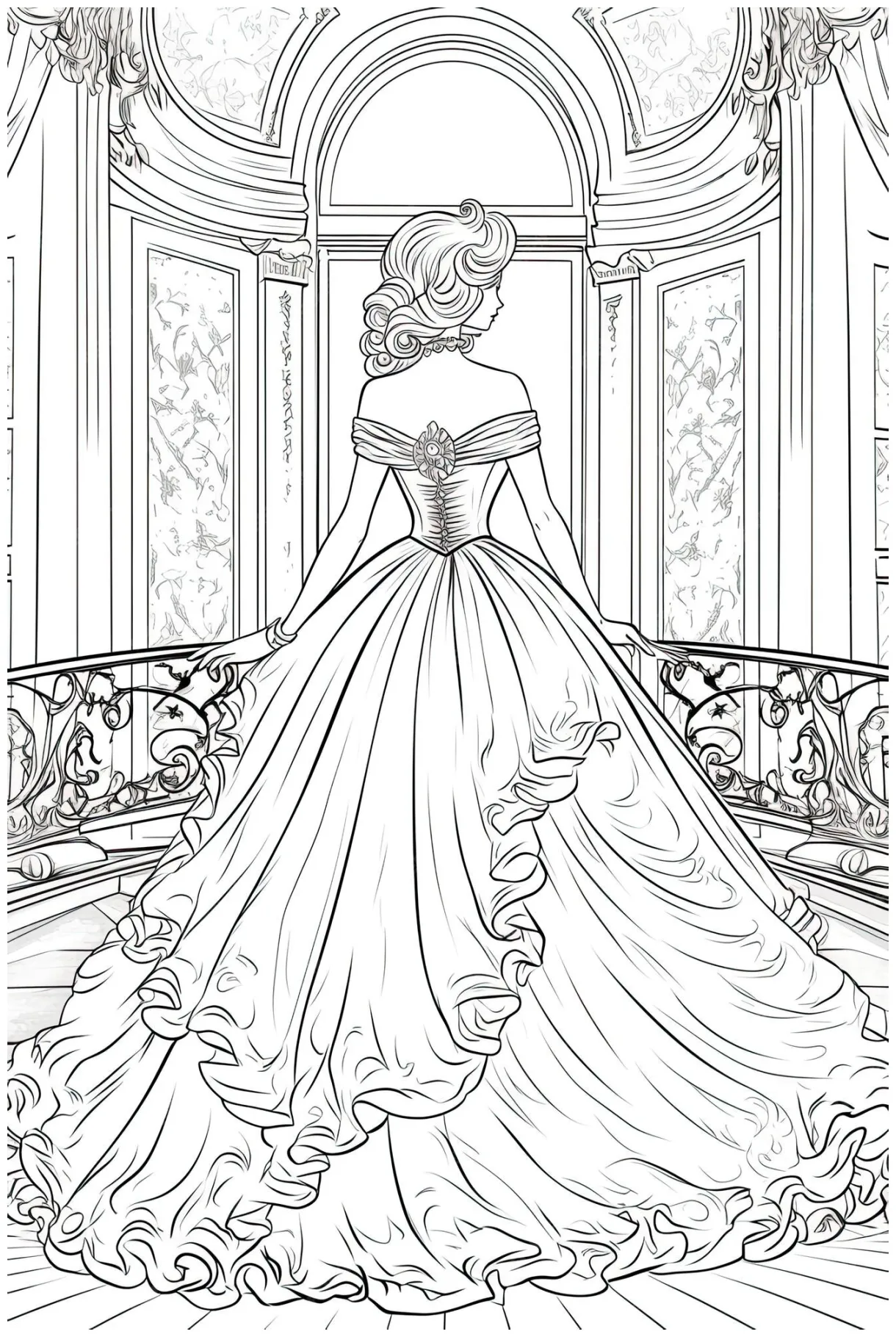 Premium roaring twenties vintage clothing coloring book classic