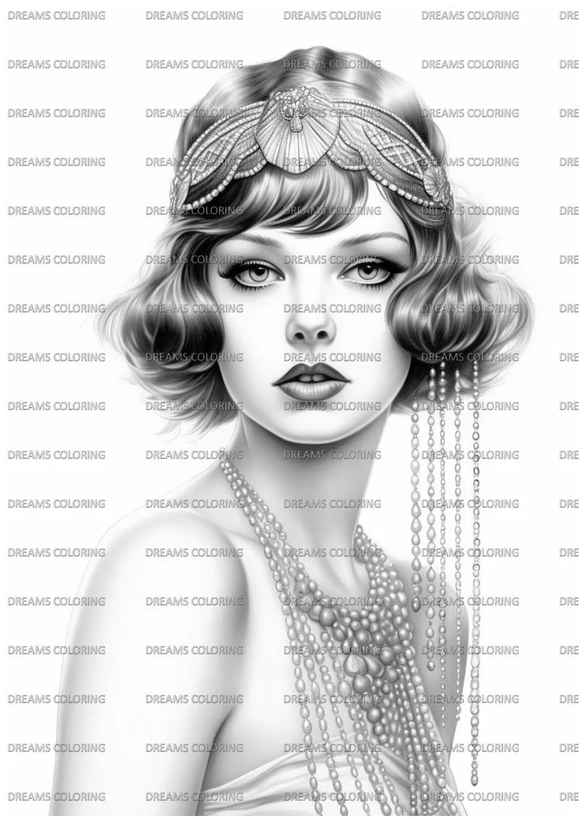 Roaring twenties gatsby 65 coloring pages etsy