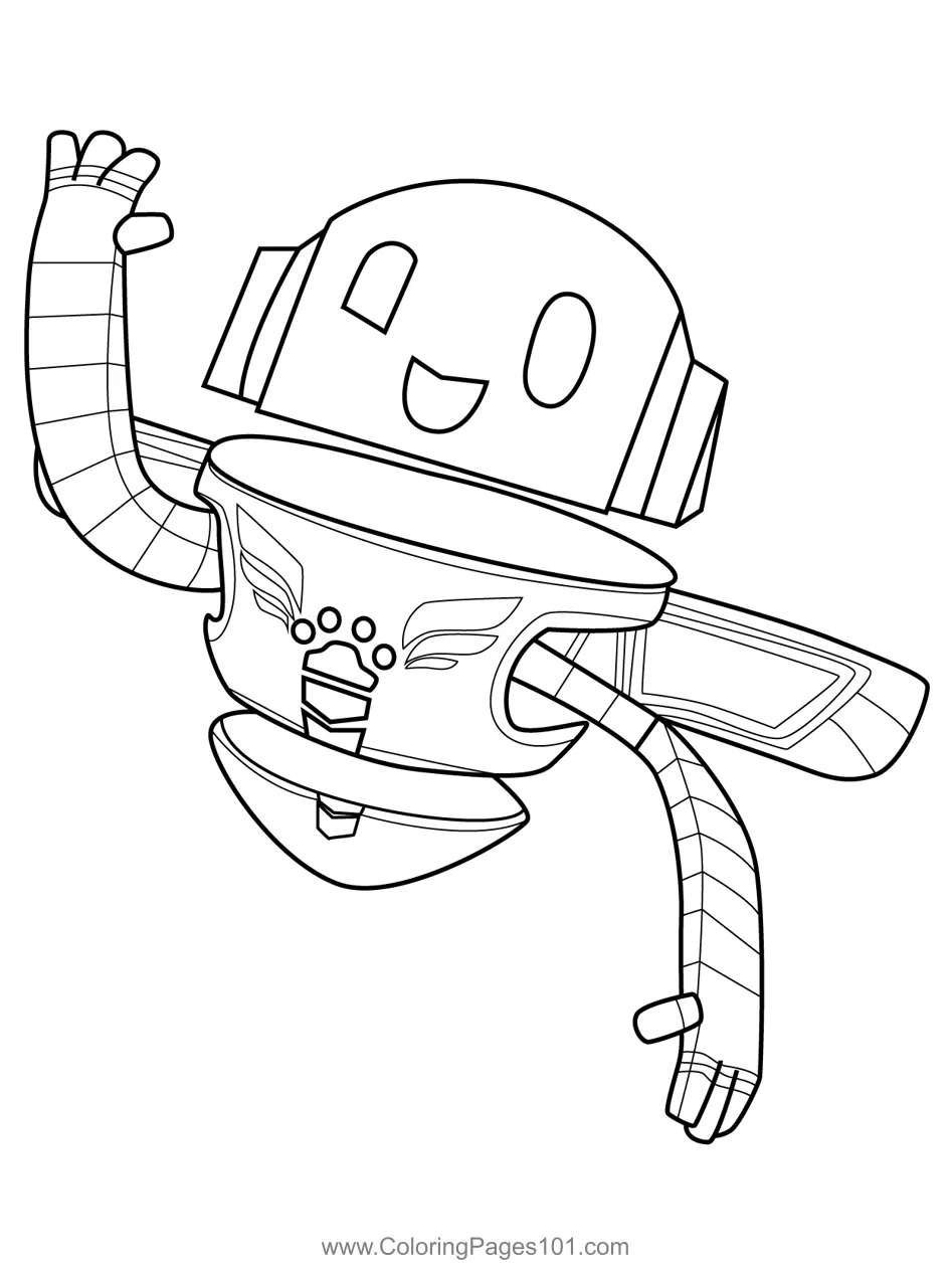 Airplane robot coloring page harmonyrolf