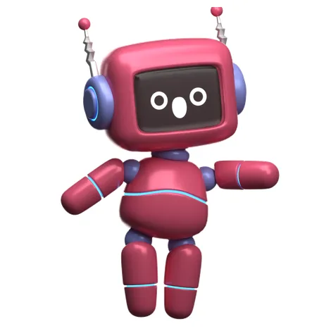 Premium robot activity 6.0 3d illustration pack from science