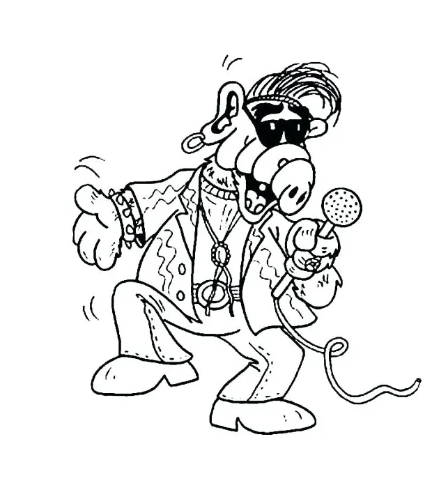 Rock N Roll Coloring Pages at GetColorings.com | Free printable