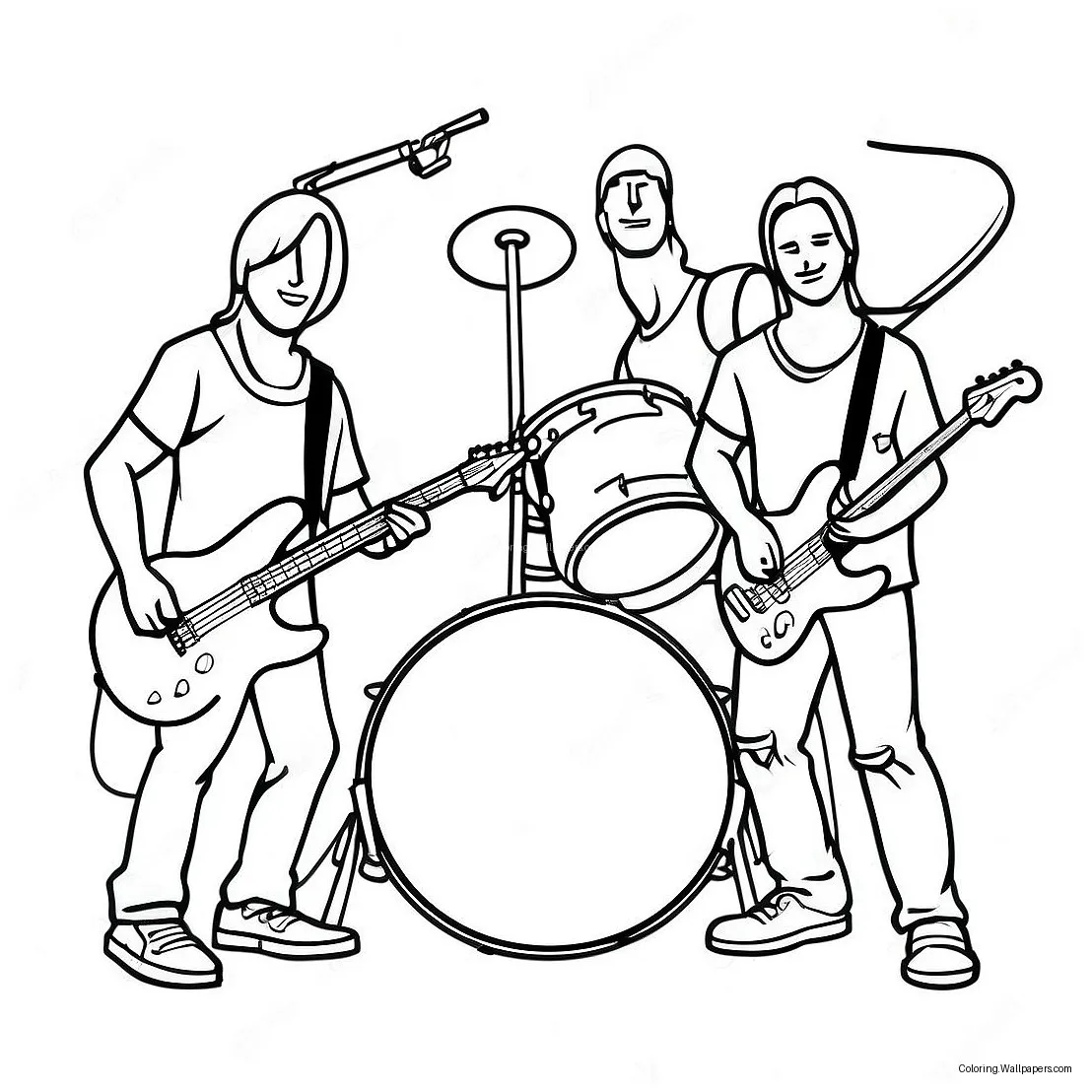 Rock Band Coloring Page (20062-15849)