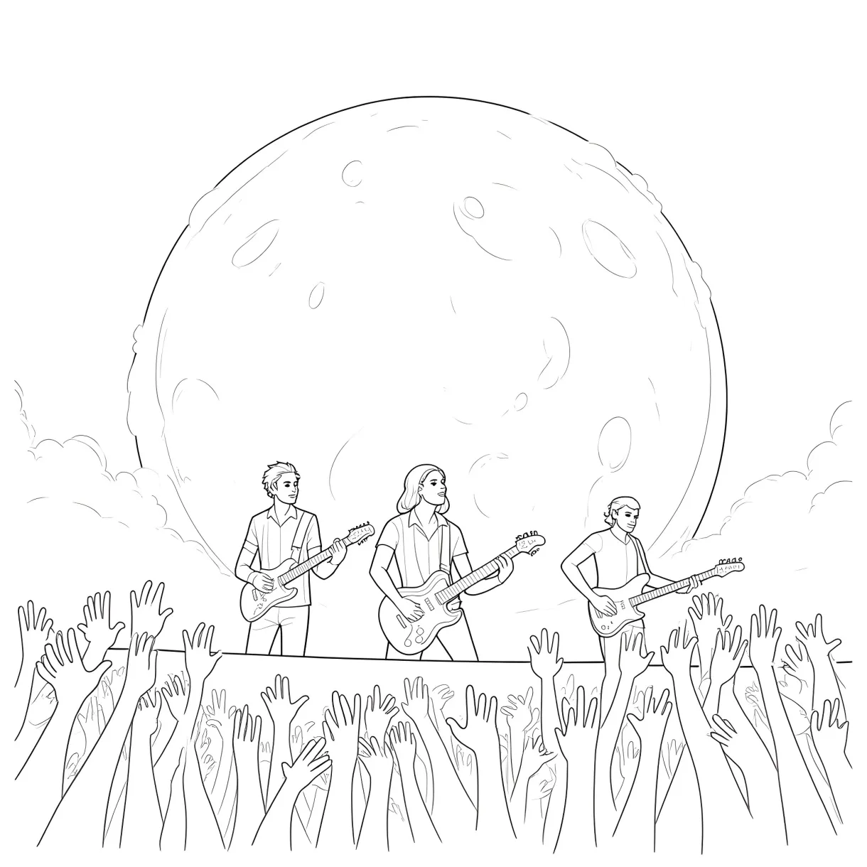 1 Best Rock Band Coloring Pages (Free Printable PDFs)