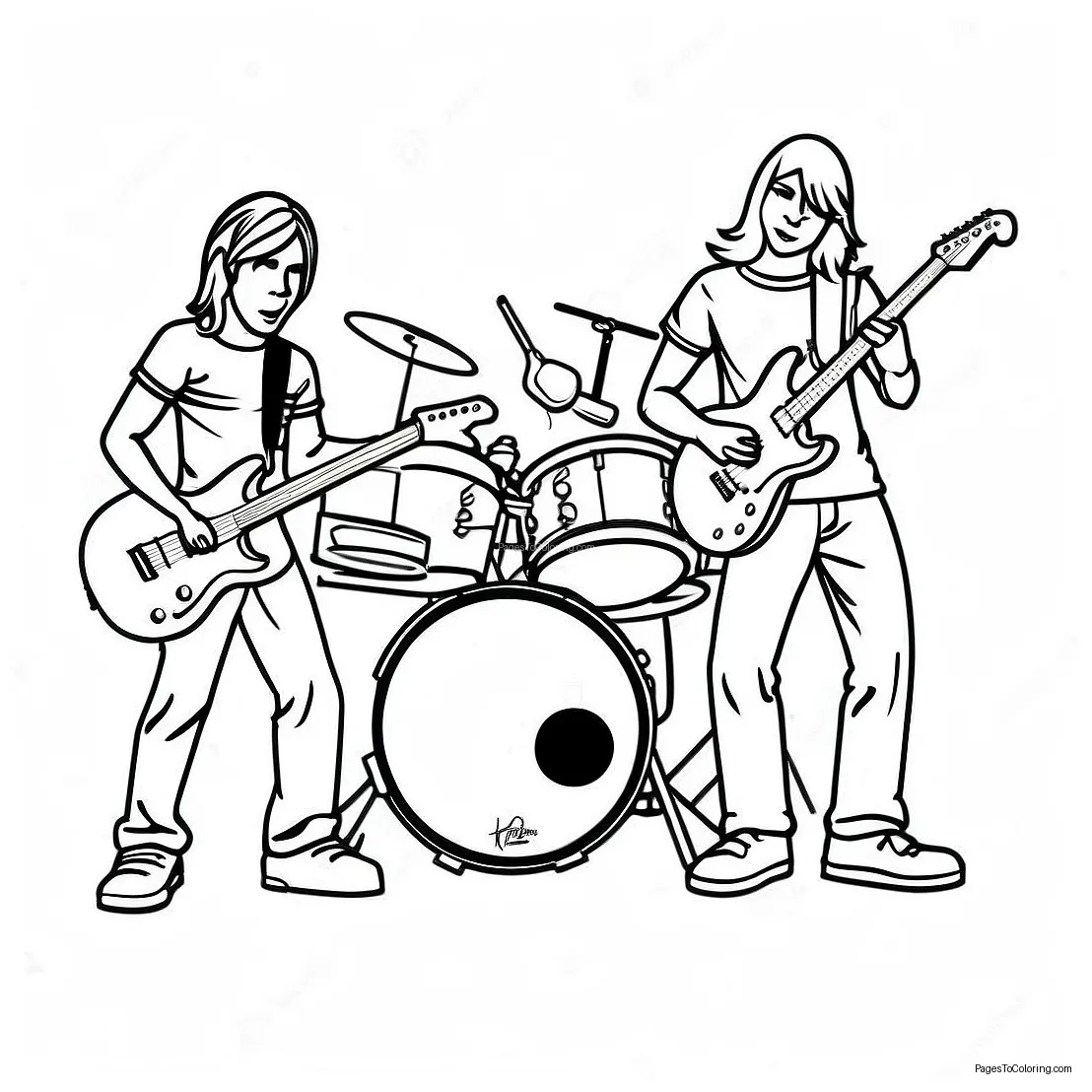 Rock Band Coloring Page (20063-16307)