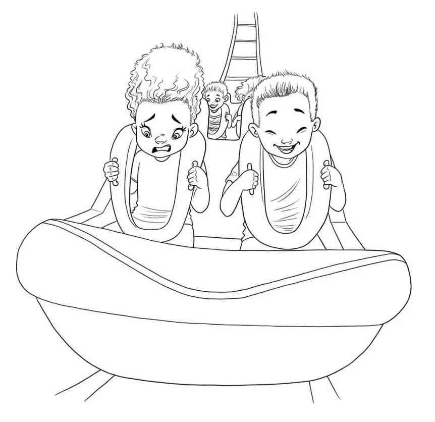 Playing roller coaster