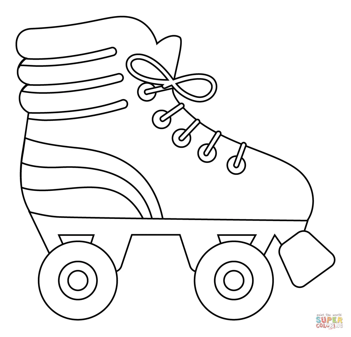 Roller skate emoji coloring page free printable coloring pages