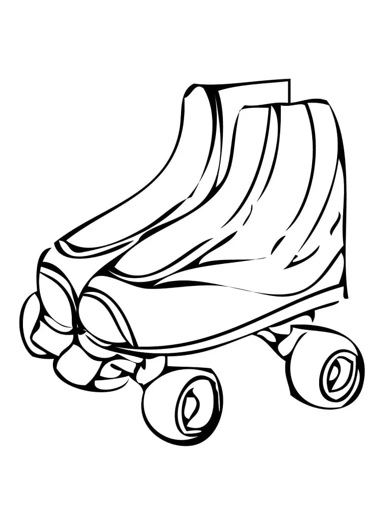Printable roller skates