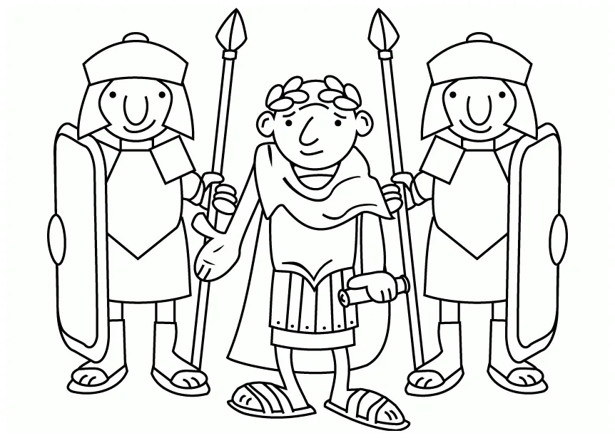 Romans coloring page online coloring nation