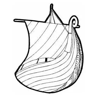 Galley coloring sheet printable coloring page