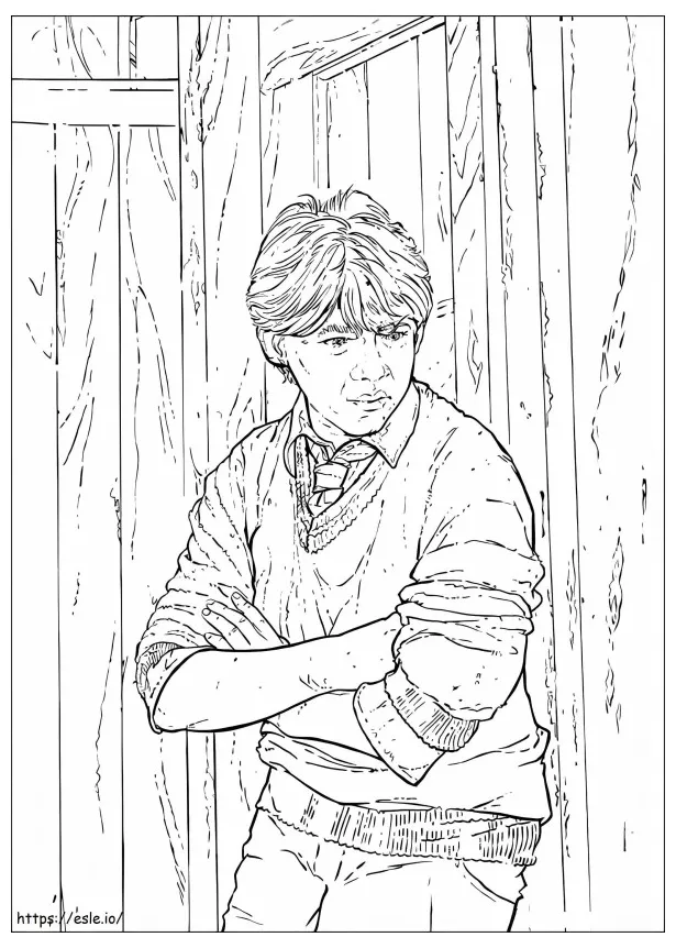 Ron weasley 1 coloring page