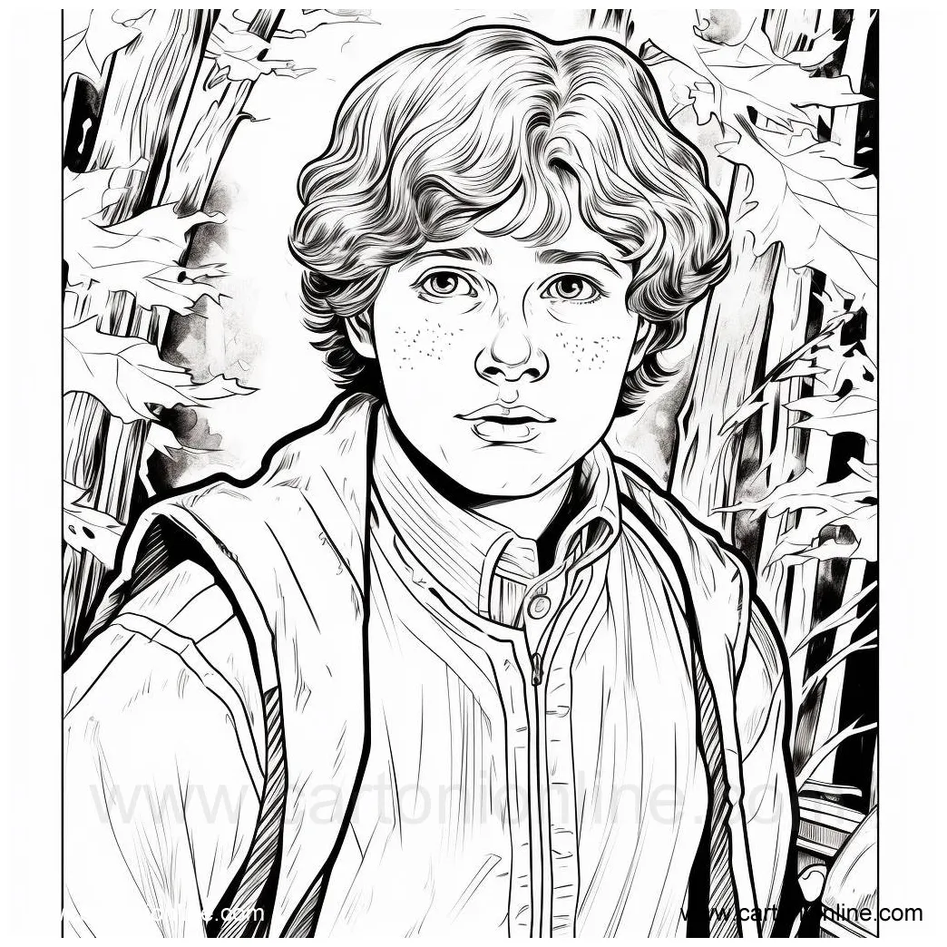 Ron weasley 07 coloring page
