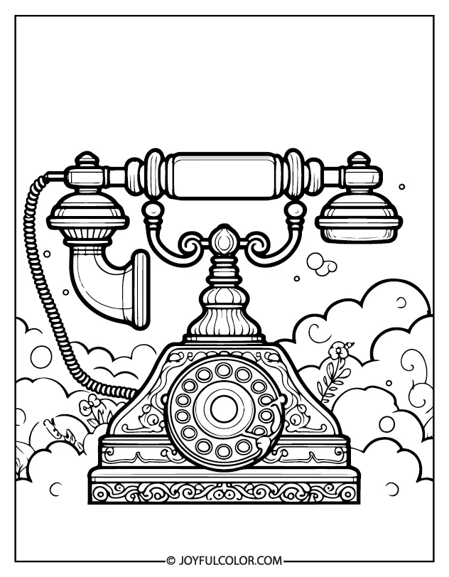 Printable phone coloring pages download & print for free