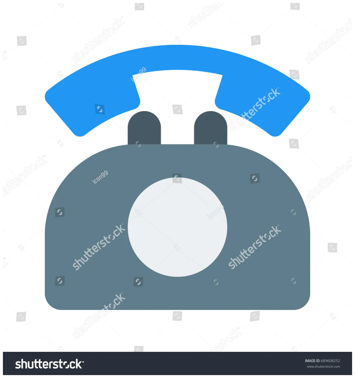 Rotary phone stock vector 689608252 shutterstock
