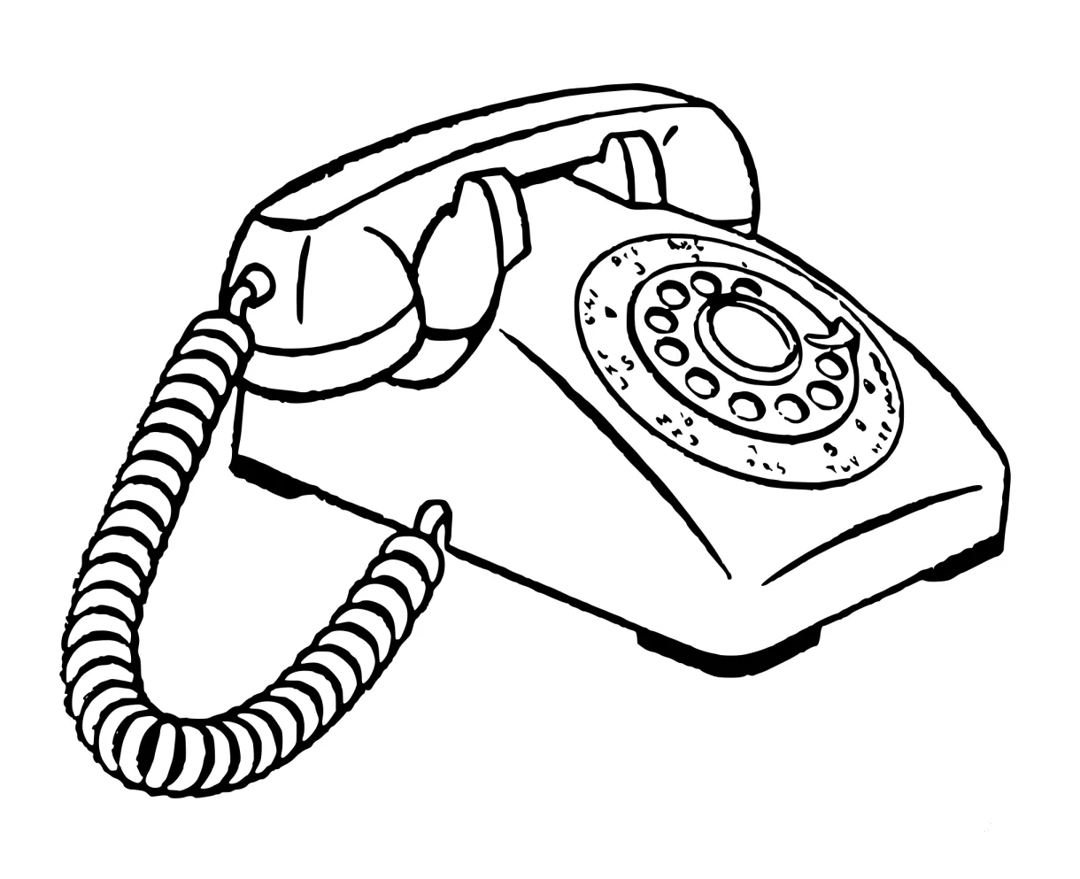 Vintage hung up colouringpages