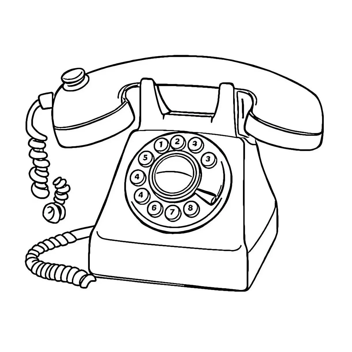 6 best phone coloring pages free printable pdfs