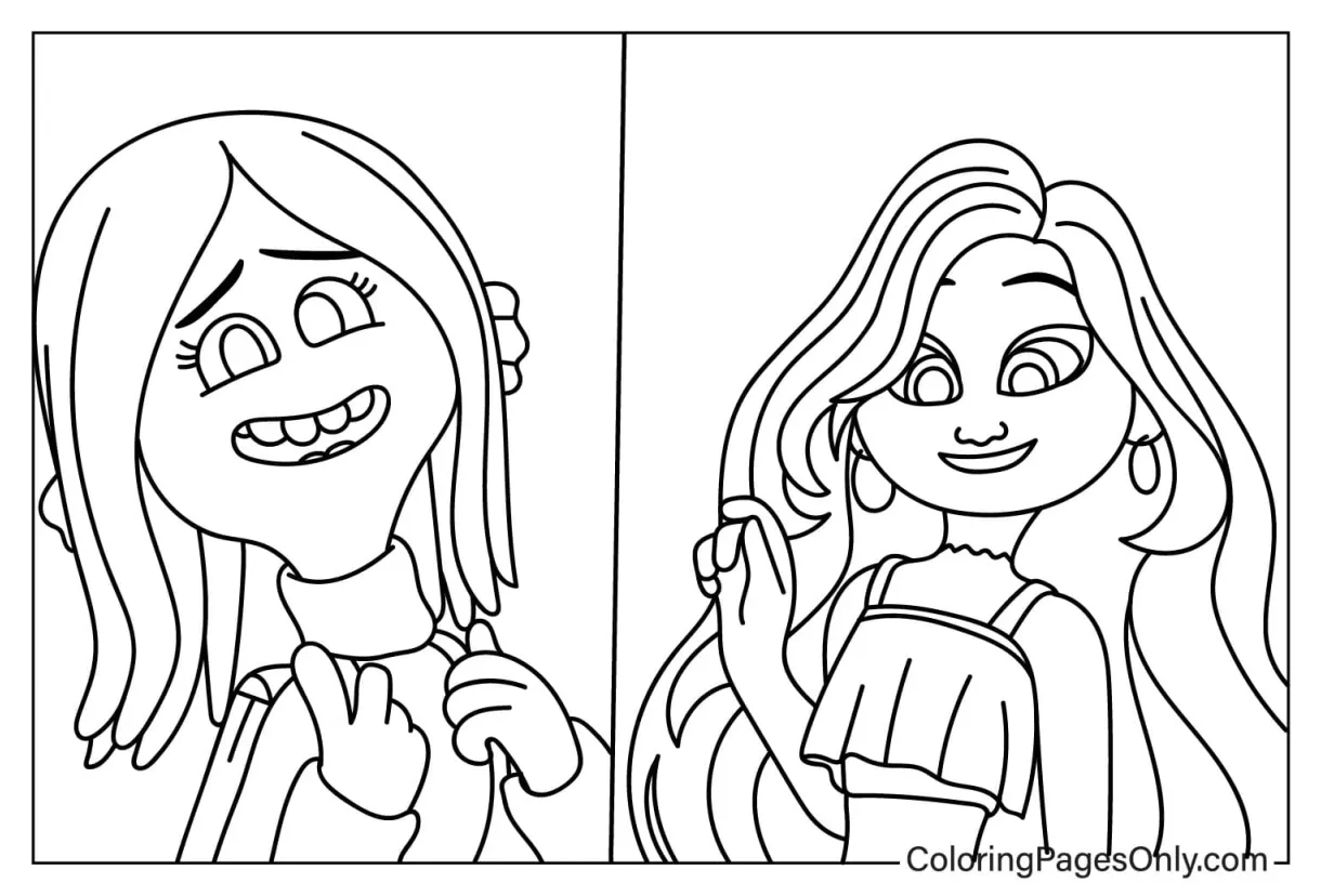 Ruby gillman teenage kraken coloring pages free printable pdf