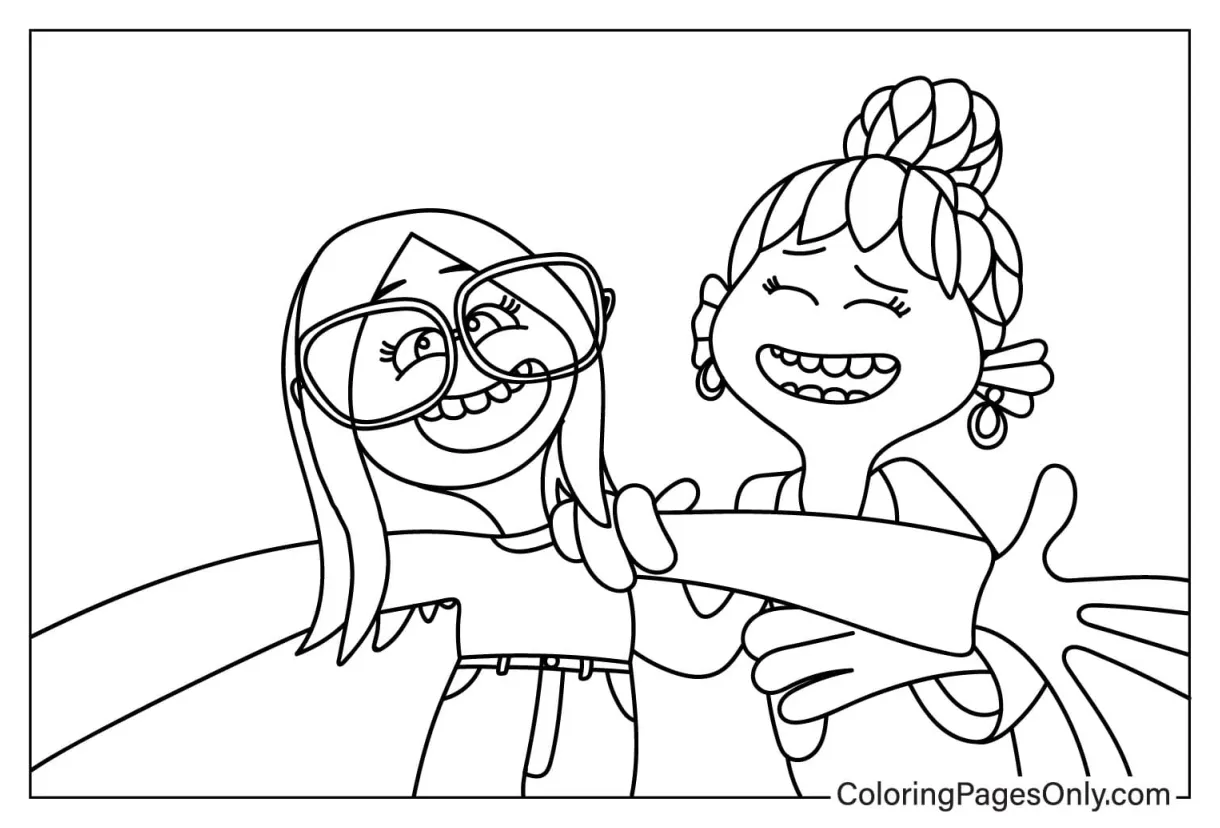 Ruby gillman teenage kraken coloring pages free printable pdf