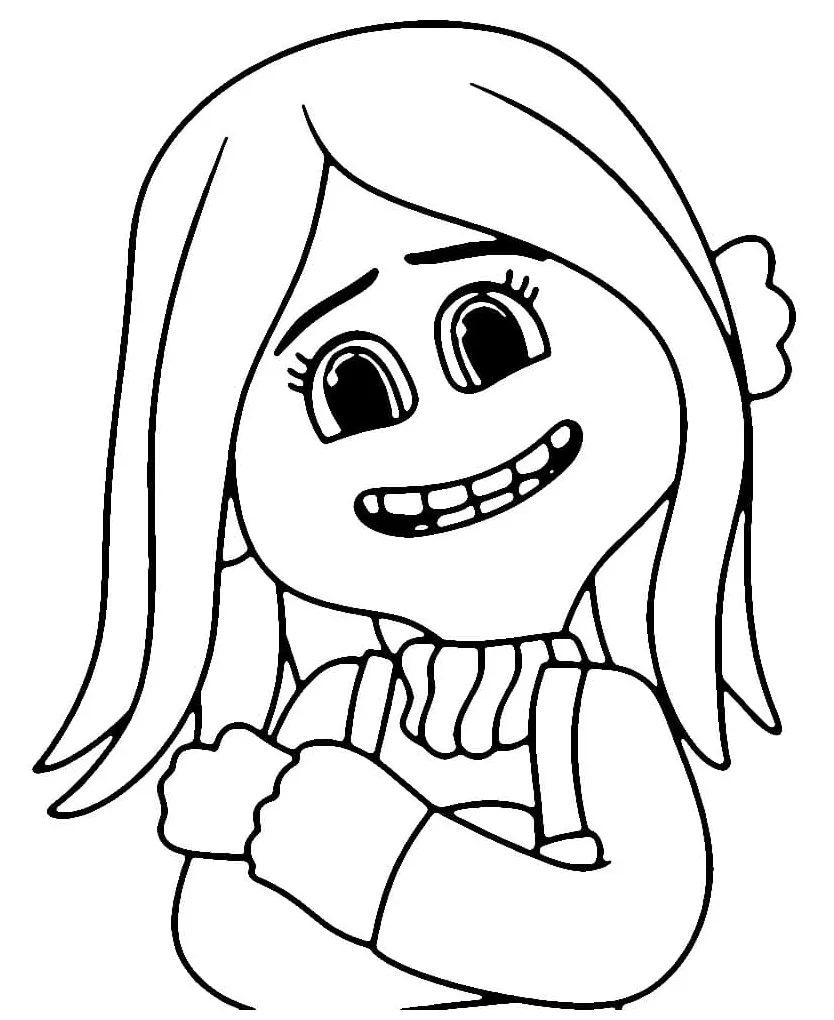 Cute ruby gillman coloring page download, print or color online for free