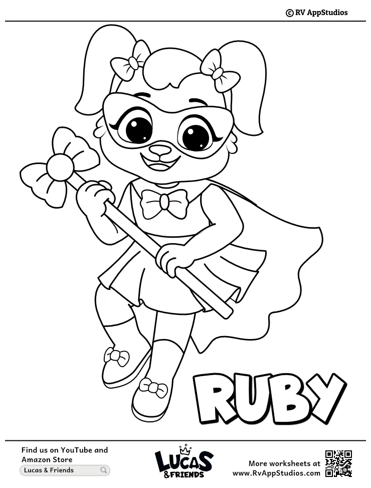 Coloring page for children to download, print and color