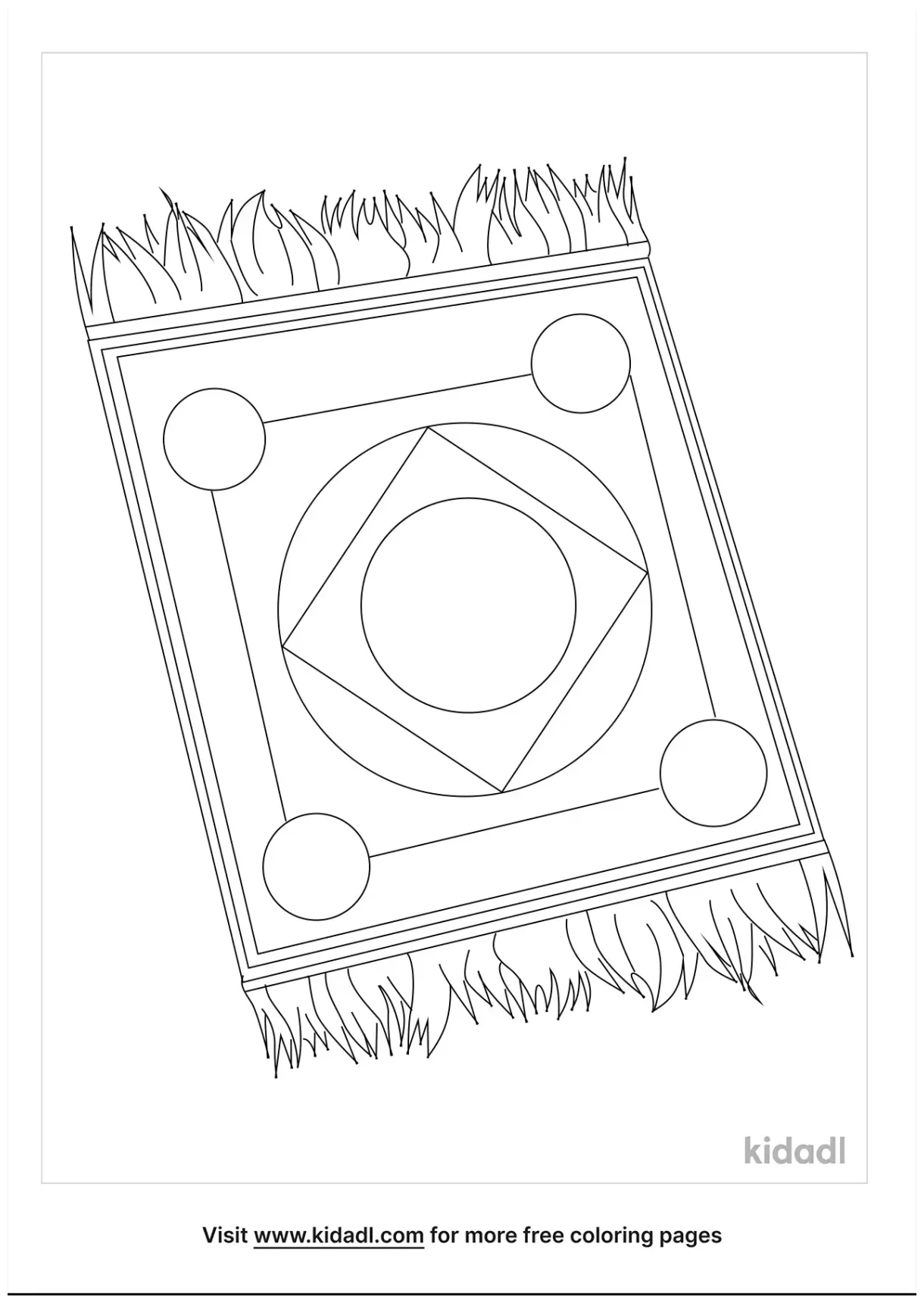 Clip art sketch coloring page