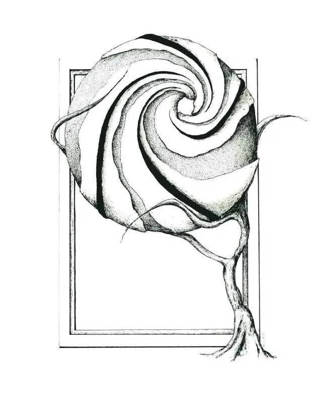 Clip art sketch coloring page